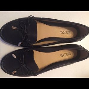 New Michael Kors Black Daisy Moccasin Loafer